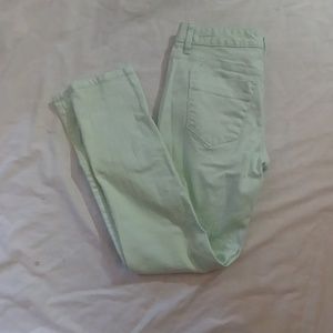 Mint Skinny Jeans